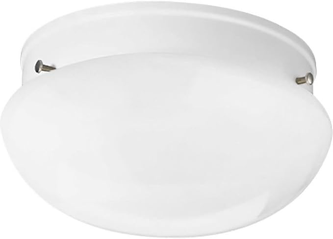 31s8i1G3pzL._AC_SX679_.jpg Progress Lighting P3408-30 1-Light Close-To-Ceiling Fixture, White - Image 1