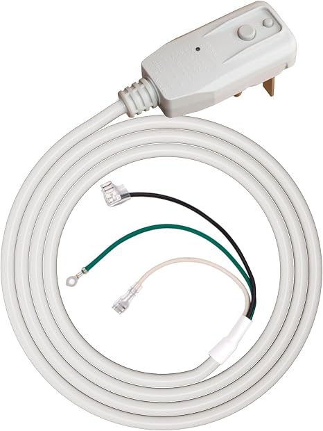 619EqFTPscL._AC_SX466_.jpg ELEGRP L22630 L15630 25Amp 12AWG 240VAC 6000W NEMA 6-30P LCDI Power Cord Plug for A/C Air Conditioner, E250451 UL Certified, 60Hz 7.5FT Leakage Current Detection Interrupter Replacement (1 Pack) - Image 1
